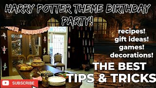 Harry Potter Theme #Food #birthdayParty #decorations #EASY #HarryPotter #ThemeFood #Recipes #games screenshot 5