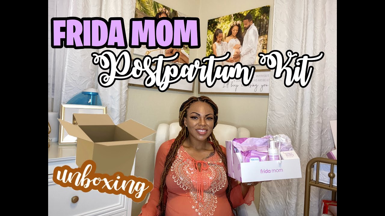 FRIDA MOM UNBOXING  POSTPARTUM KIT 