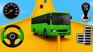 Ultimate Bus Ramp Stunt Simulator 3D - Bus Stunts Impossible Tracks - Android Gameplay #14 screenshot 4