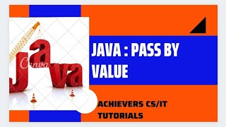 Passing arguments by value in java