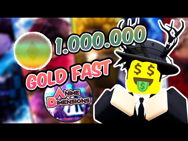 Spending 1 MILLION Gold In Anime Dimensions! 