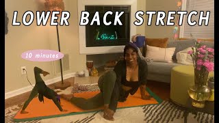 Stretching lower back  with Juicy Panda  yoga flow