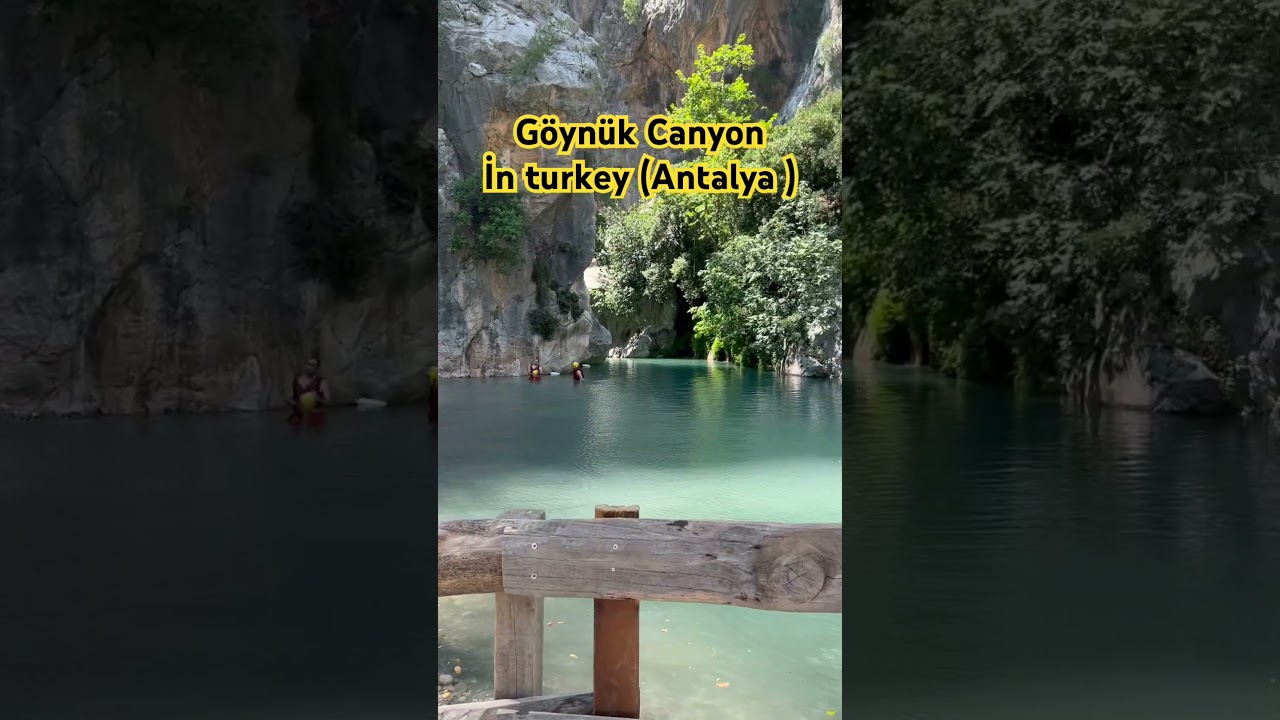 G&ouml;yn&uuml;k Canyon is located in Antalya Turkey. Good holidays 😀