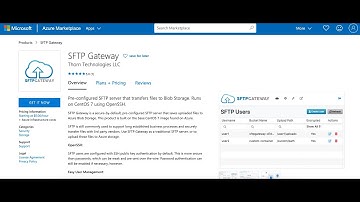 How to set up SFTP Gateway for Azure v2.001.01
