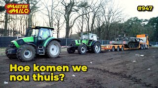 Met de T-55 naar de autocross! (dieplader vastgereden) #947