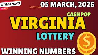 Virginia Cash Pop Lottery Results For - 05 Mar, 2026 - Coffee Break, Lunch Break - Cash 5- Powerball