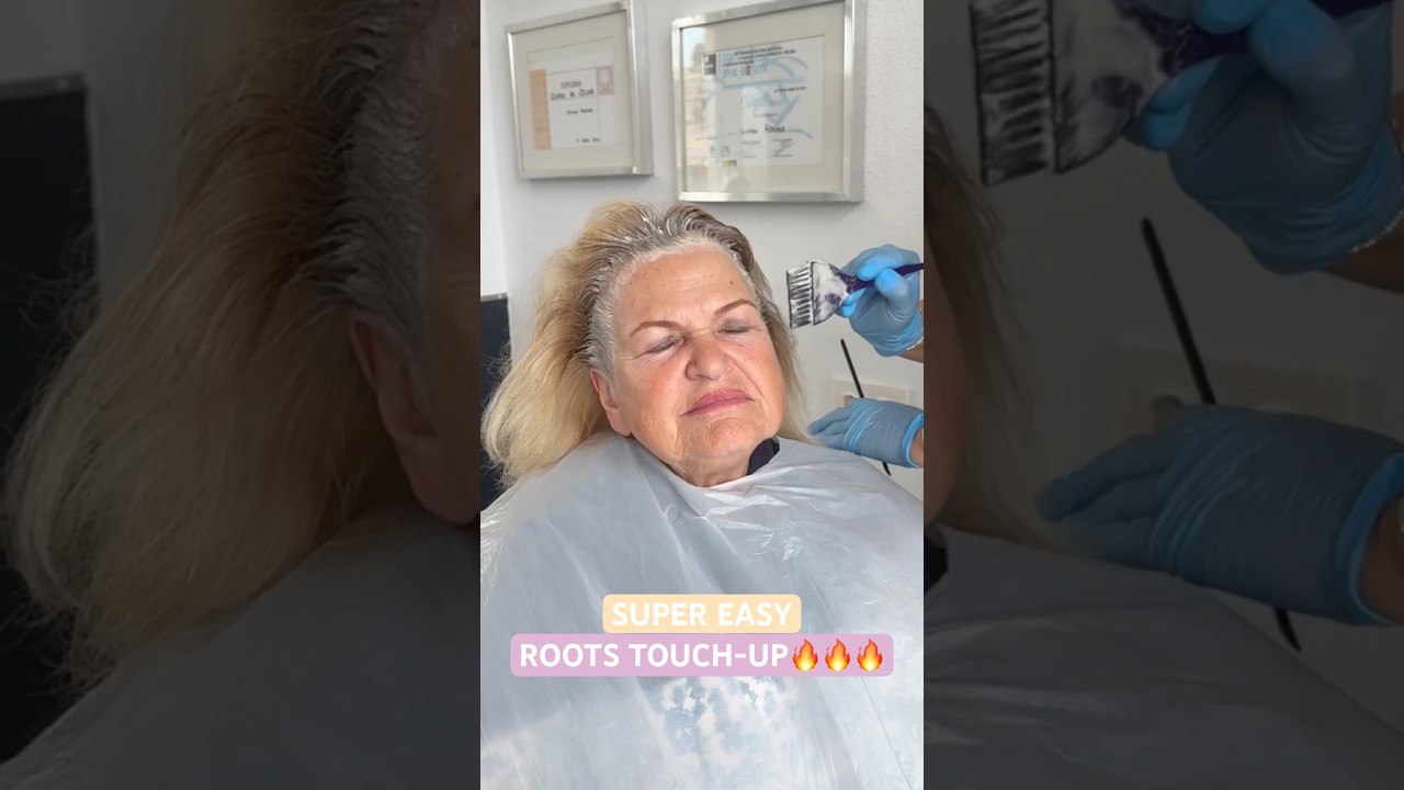 ROOTS TOUCH-UP BLOND HAIR COLOR BY VIVYAN HERMUZ! 🤩✂️🏆✨ 
