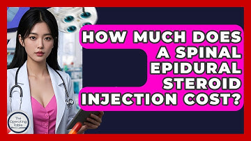 How Much Does A Spinal Epidural Steroid Injection Cost? - The Operating Table