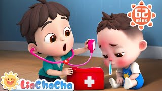 Sick Song | Baby Is Not Feeling Well | Song Compilation   More LiaChaCha Nursery Rhymes