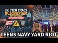 Hundreds Of Teens Flooded DC's Navy Yard. Teen Takeover Resulted In 5 Arrests. DC Curfew In Effect