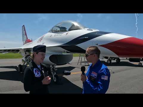 AviNation Tram Talks with USAF ThunderBird #3 Major Lauren Schlichting