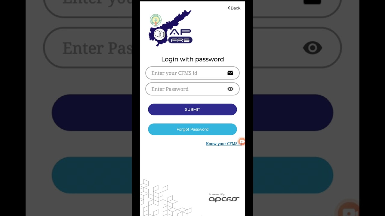Pay slips download from AP FRS app