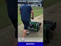 This Turf Scarifying Machine Restores Stadium Grass Perfectly!😯