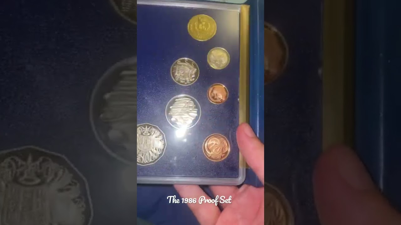 The Australian 1986 International Year of Peace proof set. Only 67,000 sets made!