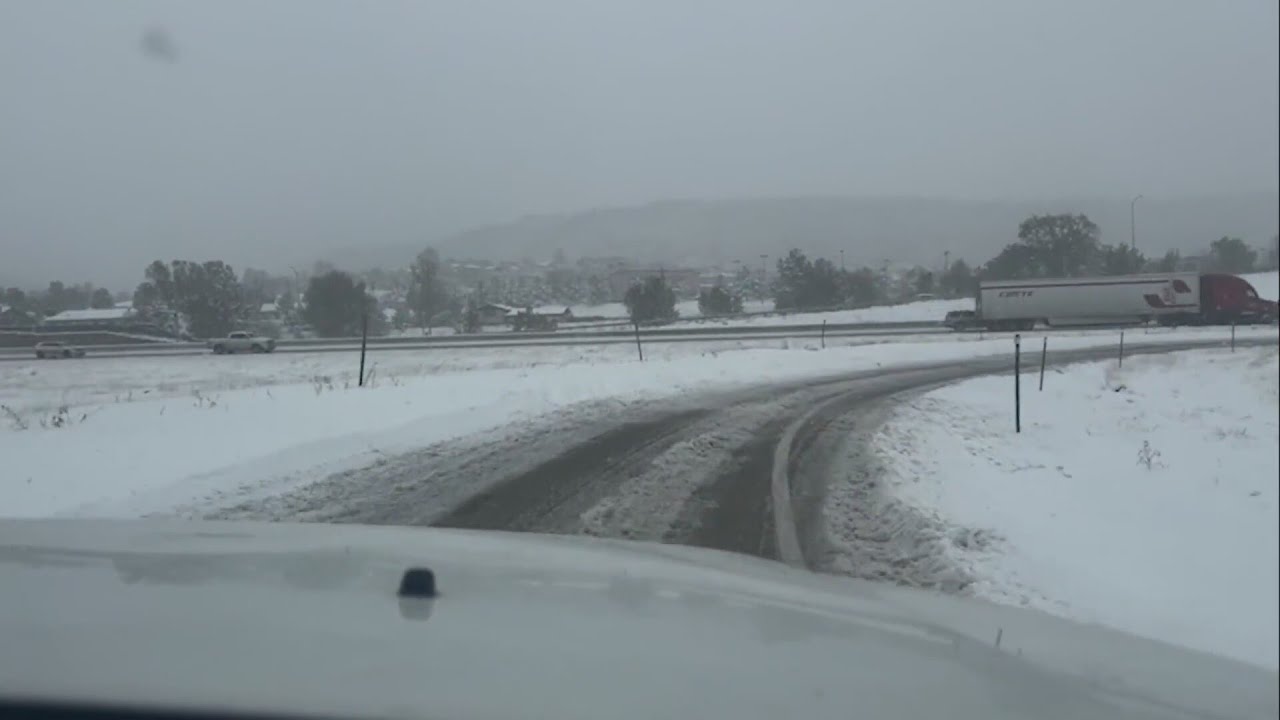 Denver braces for first big snow of the winter season - YouTube