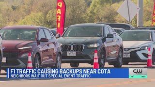 F1 traffic causing trouble for roads around COTA