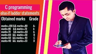 else if ladder statements in C programming (How to do grading system in C programming)