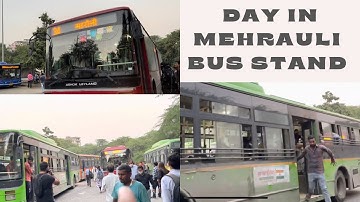 Mehrauli bus terminal/#busterminal #mehrauli #delhi/My first video From iphone #iphone13 #bbd
