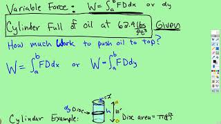 Work Problems with Constant or Variable Force