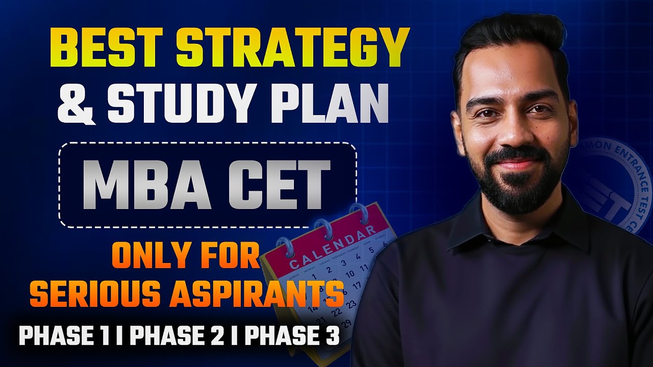 MBA CET 2026 Strategy & Study Plan | Only for Serious Aspirants | 99%ile Roadmap | JBIMS Roadplan