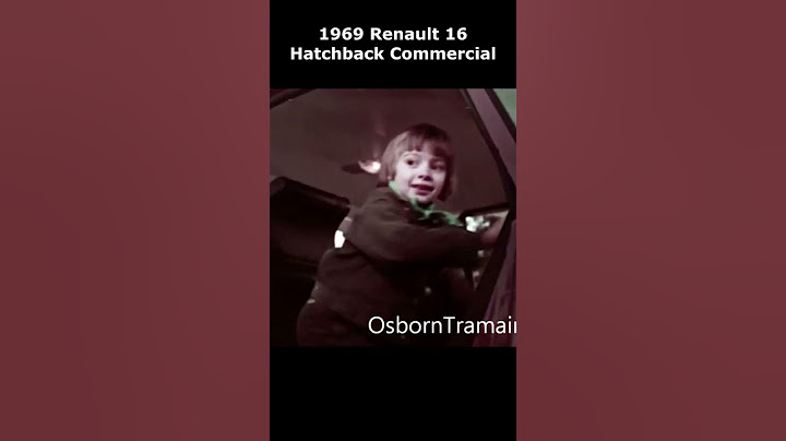 1969 Renault 16 Hatchback Commercial #renault #R16 #commercial #publicite #publicita #propaganda