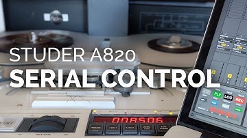 Studer A820 serial control via Max/MSP Ableton