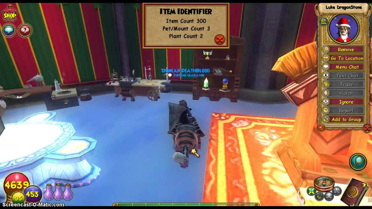 Wizard101 house tours Luke DragonStone part 1 YouTube