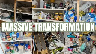 MASSIVE DECLUTTER & CLEAN WITH ME |EXTREME HOME ORGANIZATION |CLEAN WITH ME|2024 CLEANING MOTIVATION
