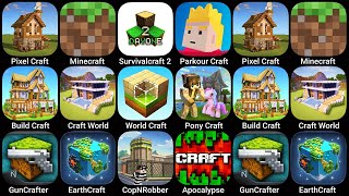 Pixel Craft, Minecraft, Survivalcraft 2, Parkour Craft, Build Craft, Craft World, World Craft screenshot 5