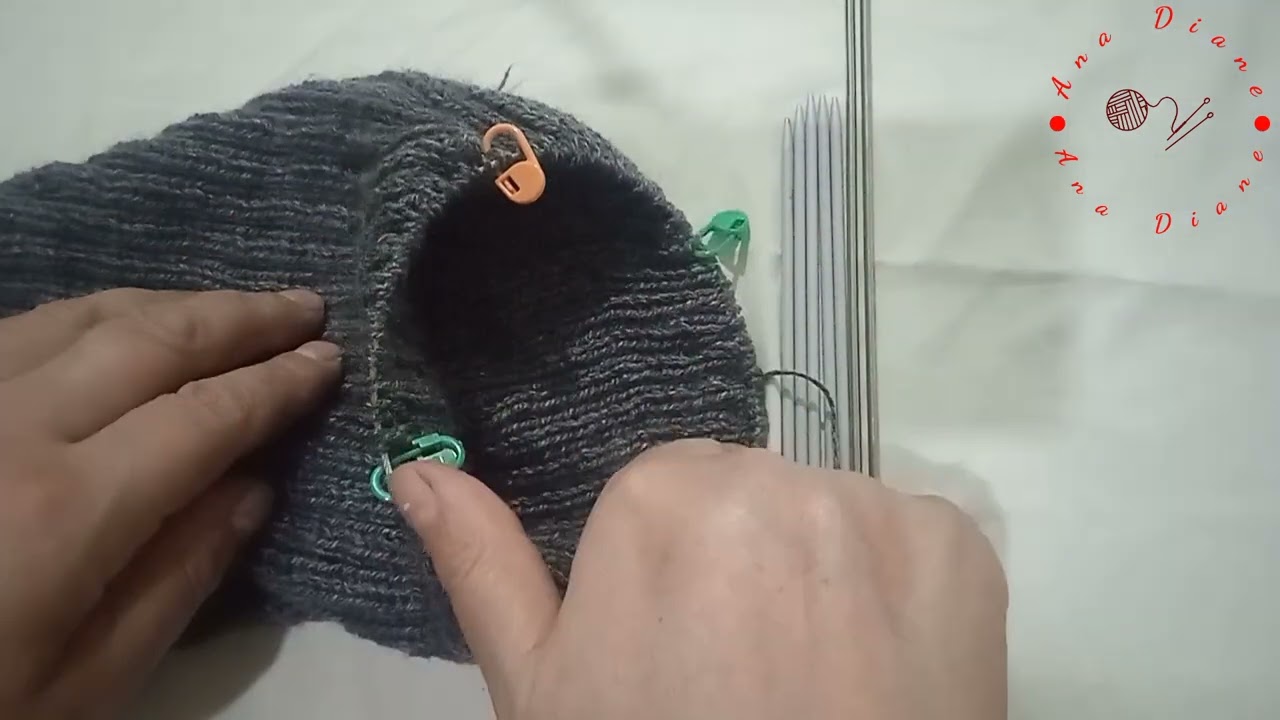 Circular# knitted bonnet # تريكو بونيه بالإبرة الدائرية