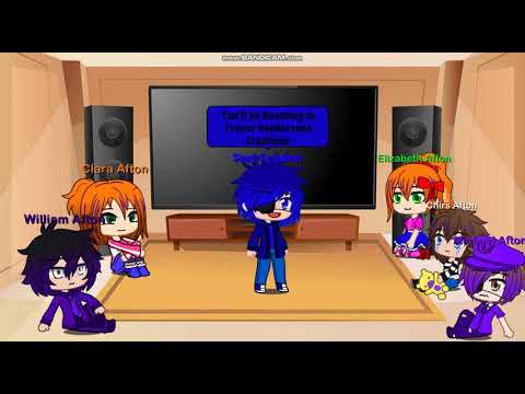 Gacha Club The Afton Family Reacts to Trevor Henderson's Creations