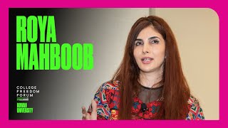 Roya Mahboob || Keeping the Spark Alive - 2025 College Freedom Forum, Rowan University