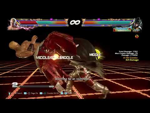 Devil Jin Sidestep+RP Combo 74 Damage Laser Cannon String Ender v5 Tekken 7 20230820180229