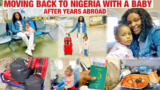 Moving Back To Nigeria With A Baby For The First Time After 9yrs Abroad |Turkish Airline Italy-Lagos