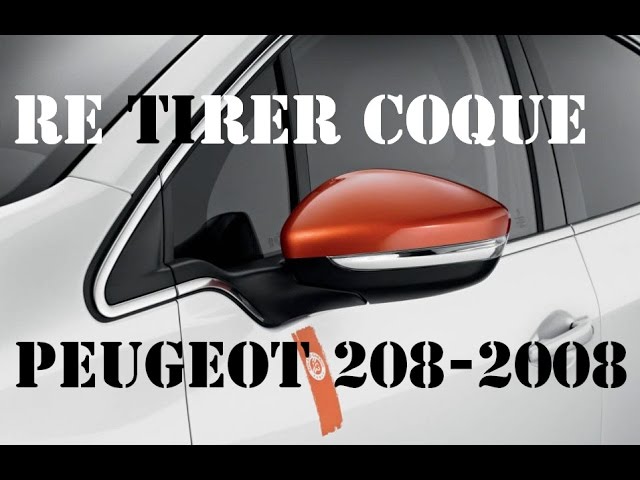 Coque rétroviseurs chrome alu Peugeot 207