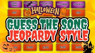 Guess the Song Jeopardy Style | Halloween Edition | Quiz Burst #EP4