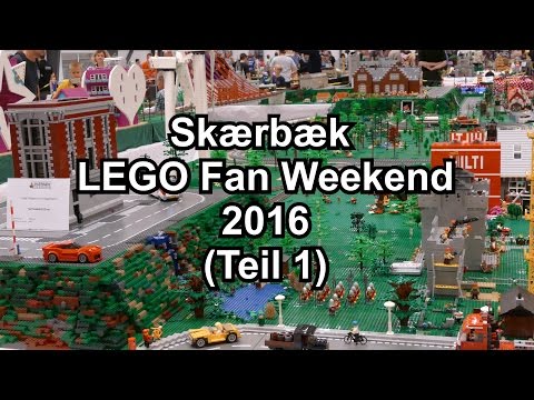 YouTube thumbnail: Skærbæk 2016 - LEGO Fan Weekend in Skaerbaek (Dänemark): Teil 1