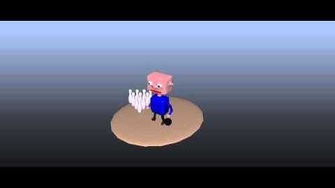 Bowling Scene - Maya Modelling