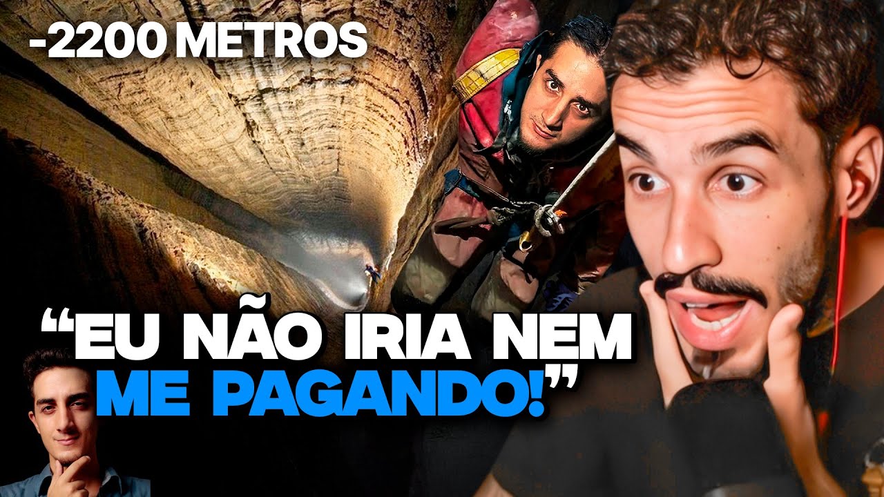 VIAGEM AO CENTRO DA TERRA A MAIS DE 2000 METROS DE PROFUNDIDADE! | REACT RUHI ÇENET