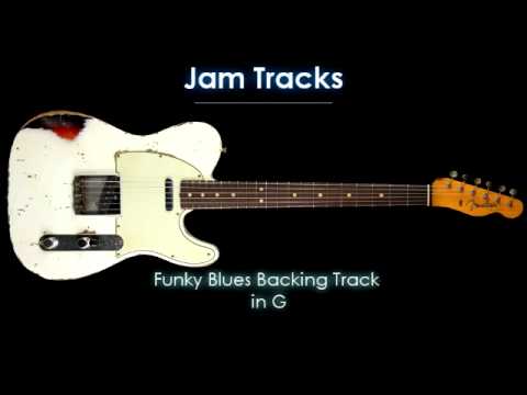 Funky Blues Backing Track in G