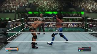 wwe 2k24 - wrestlemania 40 - la knight vs. aj styles