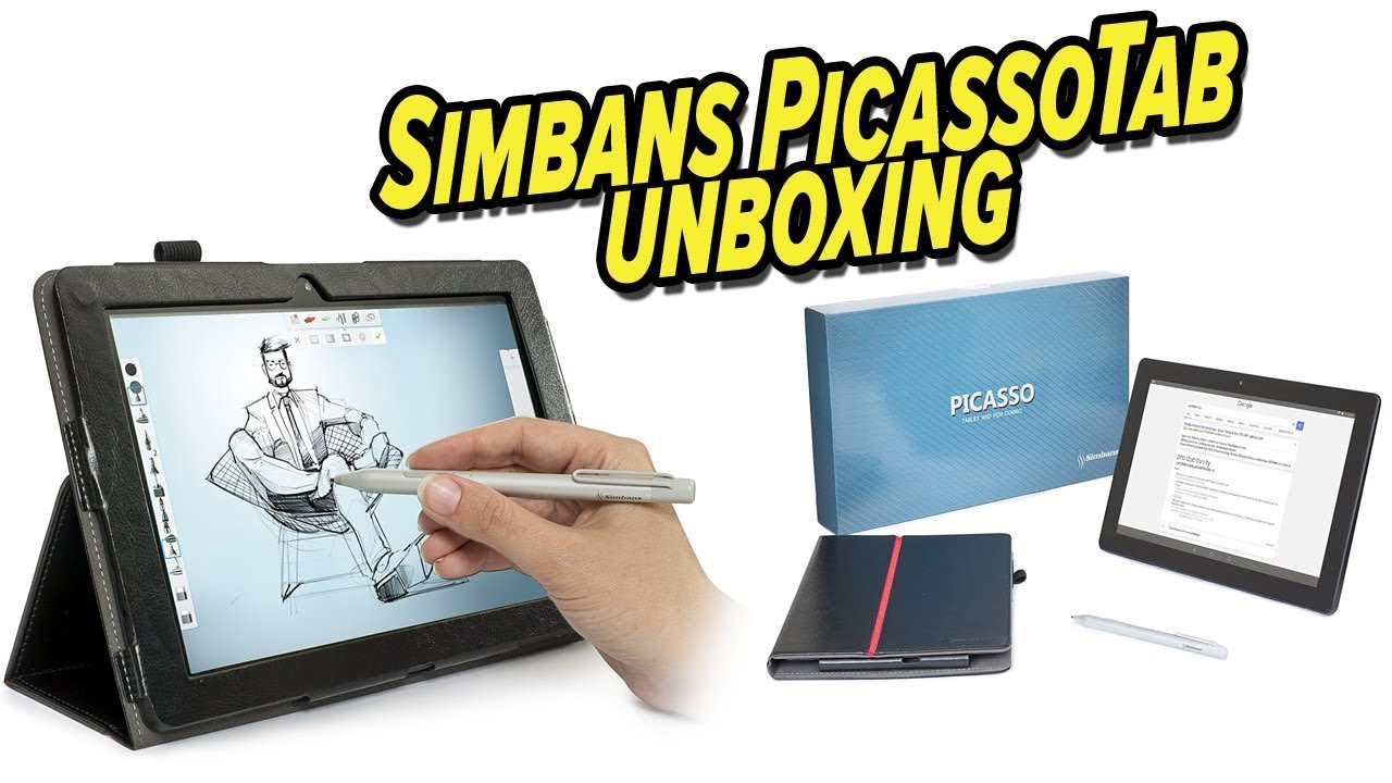 Simbans PicassoTab Unboxing 