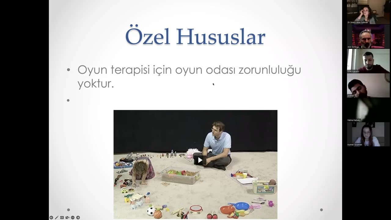 Travma Odaklı Oyun Terapisi 2 Oturum