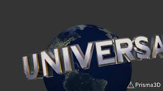 Universal Logo 2012 But Night Version In Prisma3D Animated By Universal Text Earth Night Camera Nice