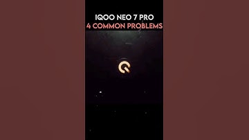 4 Minor ISSUES of IQOO NEO 7 PRO Revealed 🔥#iqooneo7pro #iqooneo7proreview #shorts