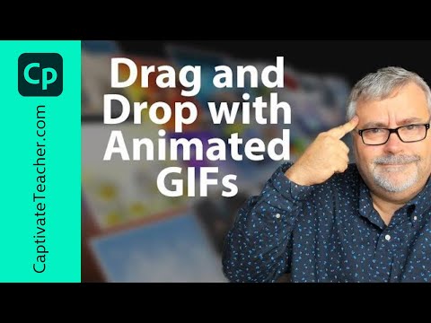 Customize Your Adobe Captivate Classic Drag and Drop with Settings and Animated GIFs