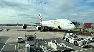 Emirates A380 Economy Flight Experience | Amsterdam - Dubai (Review) 🌍