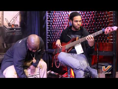 bassist-bubby-lewis-and-drummer-chris-coleman-live-at-the-gruv-gear-namm-2014-booth---part-4