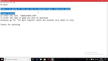 Highly compressed pc games 100% working (fitgirl)