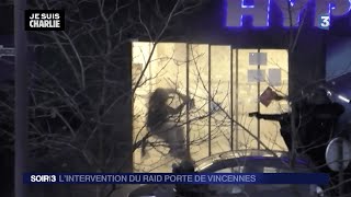 UNCENSORED FULL - French police launch assault in Jewish supermarket in Paris Vincennes HD